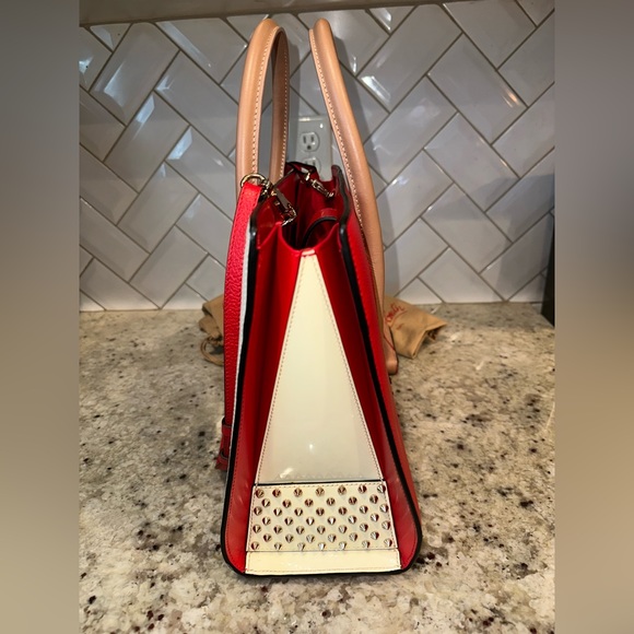 Christian Louboutin Paloma Kraft Medium Tote - Picture 8 of 16